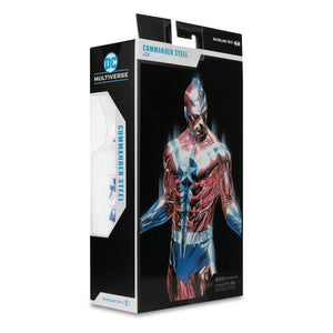 McFARLANE TOYS DC Multiverse Figura Commander Steel (JSA) (Gold Label) 18 cm