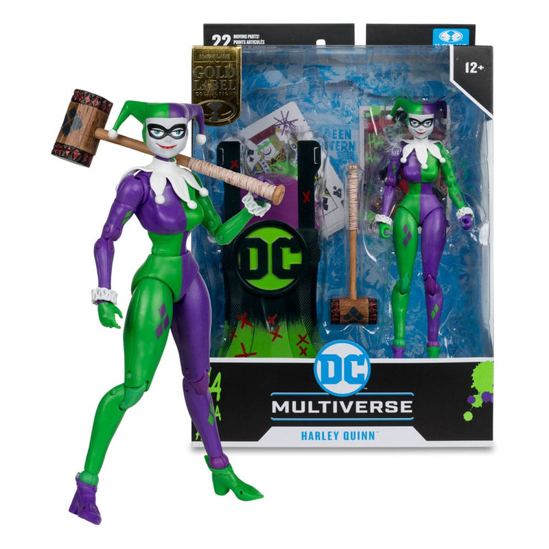 McFARLANE TOYS DC Multiverse Figura Harley Quinn (DC Classic) Jokerized (Gold Label) 18 cm