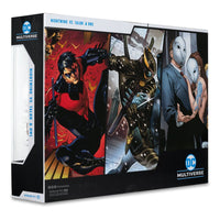 MCFARLANE TOYS DC Multiverse Pack de 3 Figuras Nightwing vs. Talon & Owl (Batman: The Court of Owls) (Gold Label) 18 cm