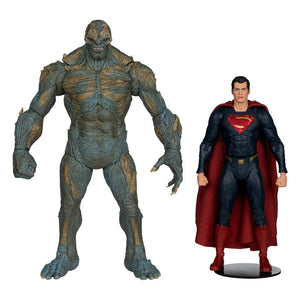 McFARLANE TOYS Batman v Superman: El amanecer de la justicia DC Multiverse Pack de 2 Figuras Mega Doomsday & Superman