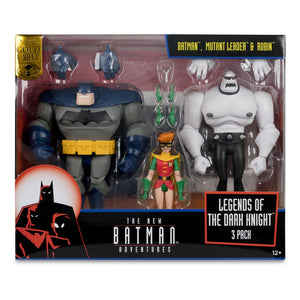 MCFARLANE TOYS The New Batman Adventures Pack de 3 Figuras DC Direct Legends of the Dark Knight (Gold Label) 13 cm