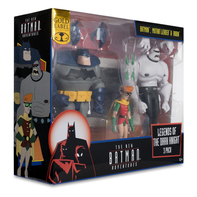 MCFARLANE TOYS The New Batman Adventures Pack de 3 Figuras DC Direct Legends of the Dark Knight (Gold Label) 13 cm