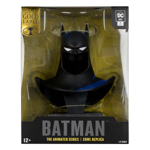 MCFARLANE TOYS Batman: The Animated Series 1992 DC Direct Mini Réplica 1/3 Máscara de Batman Gold Label 19 cm