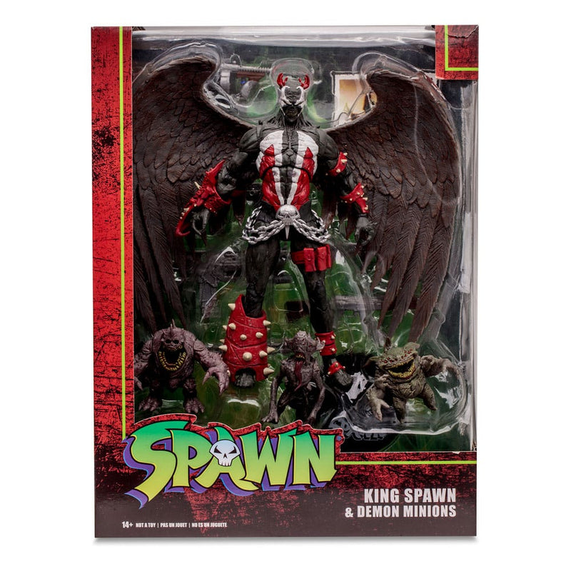 McFarlane Toys Spawn Figura Megafig King Spawn with Wings and Minions 30 cm