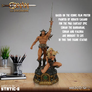 Mezco Toyz Conan Estatua 1/6 PVC Static-6 Conan the Barbarian (1982) 63 cm