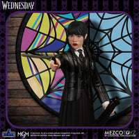 Mezco Toyz Wednesday Figuras 5 Points Wednesday & Enid Boxed Set 10 cm