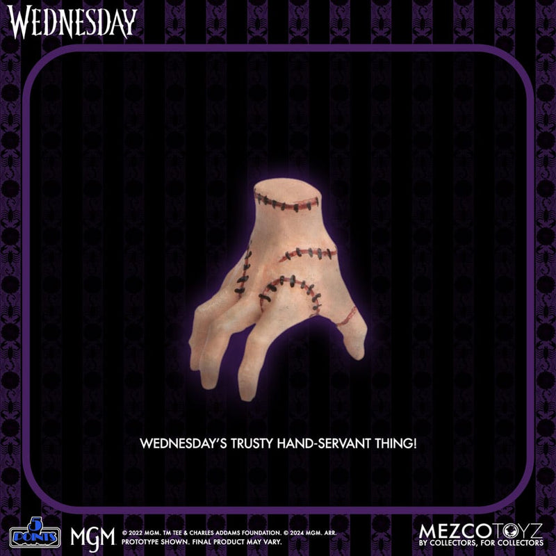 Mezco Toyz Wednesday Figuras 5 Points Wednesday & Enid Boxed Set 10 cm