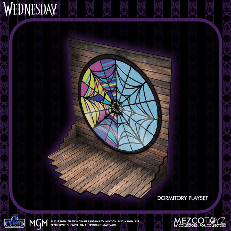 Mezco Toyz Wednesday Figuras 5 Points Wednesday & Enid Boxed Set 10 cm