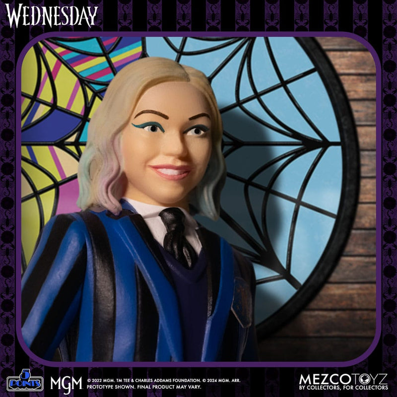 Mezco Toyz Wednesday Figuras 5 Points Wednesday & Enid Boxed Set 10 cm