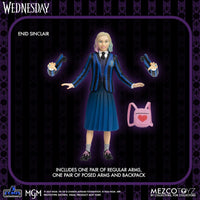 Mezco Toyz Wednesday Figuras 5 Points Wednesday & Enid Boxed Set 10 cm