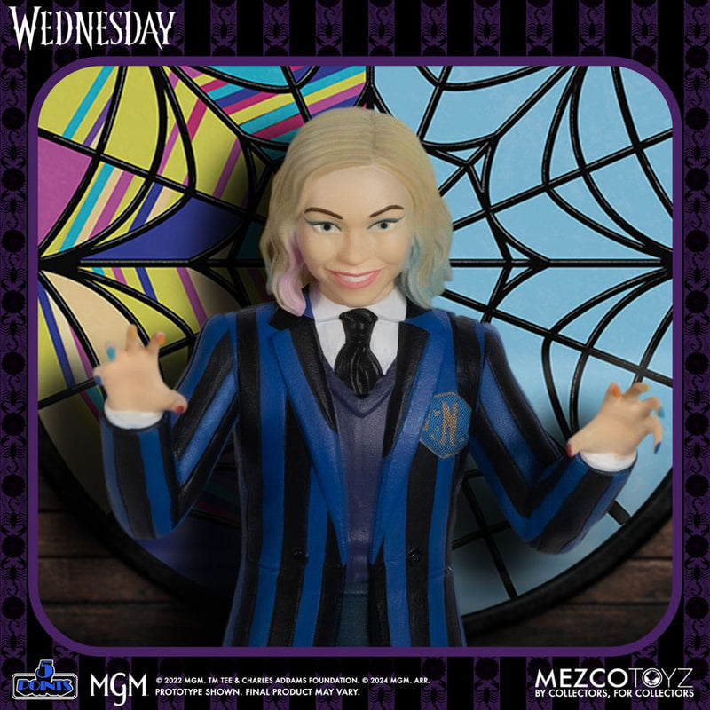 Mezco Toyz Wednesday Figuras 5 Points Wednesday & Enid Boxed Set 10 cm