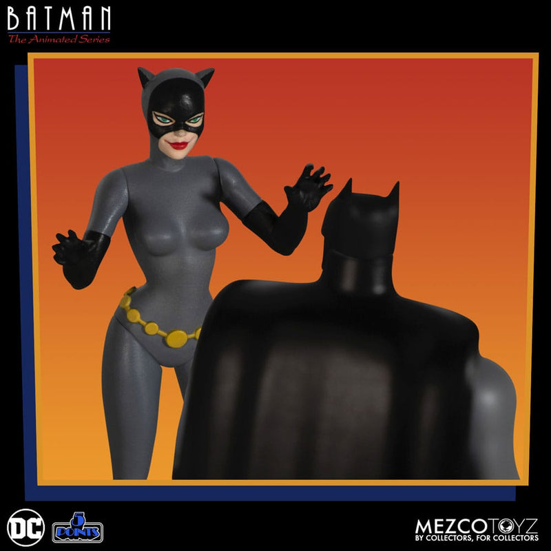 Mezco Toyz DC Comics Figuras 5 Points Batman: The Animated 9 cm