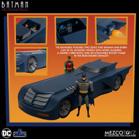 Mezco Toyz DC Comics Vehículo Batman: The Animated - The Batmobile
