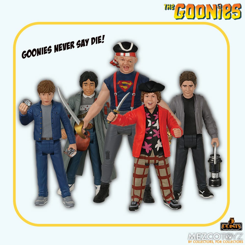 Mezco Toyz The Goonies Figuras 5 Points The Goonies 9 cm