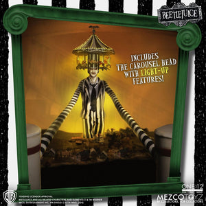 MEZCO TOYS Beetlejuice Figura 1/12 Beetlejuice Deluxe Edition 18 cm