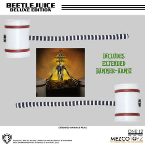 MEZCO TOYS Beetlejuice Figura 1/12 Beetlejuice Deluxe Edition 18 cm