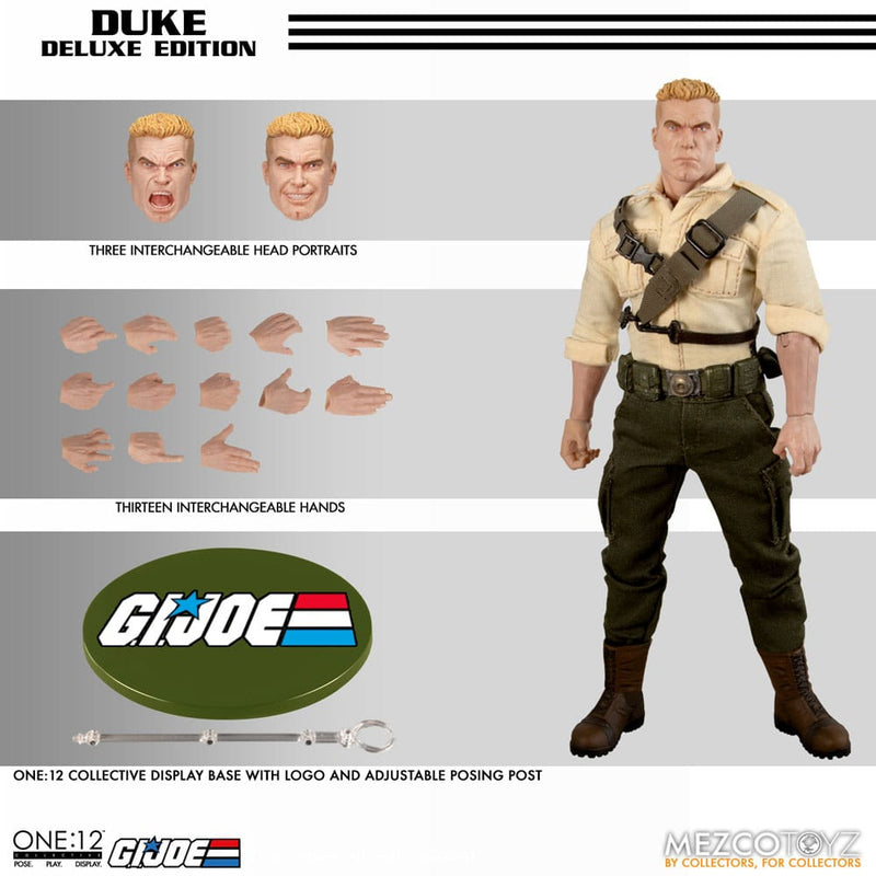 Mezco Toyz G.I. Joe Figura 1/12 Duke Deluxe Edition 16 cm