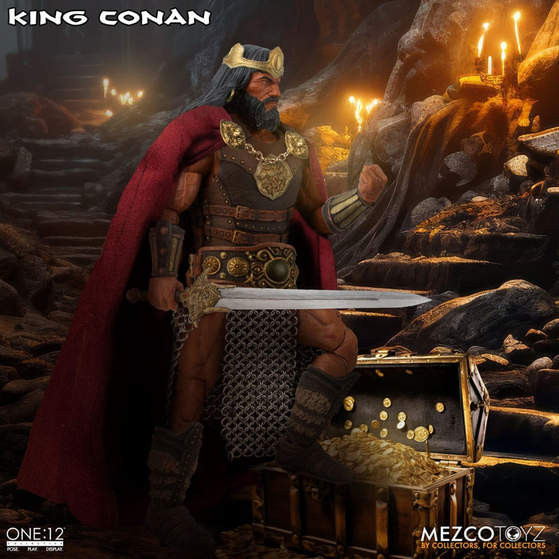 Mezco Toyz One 12 Collective King Conan Action Figure 17 cm