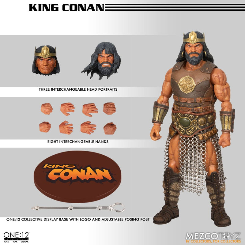 Mezco Toyz One 12 Collective King Conan Action Figure 17 cm