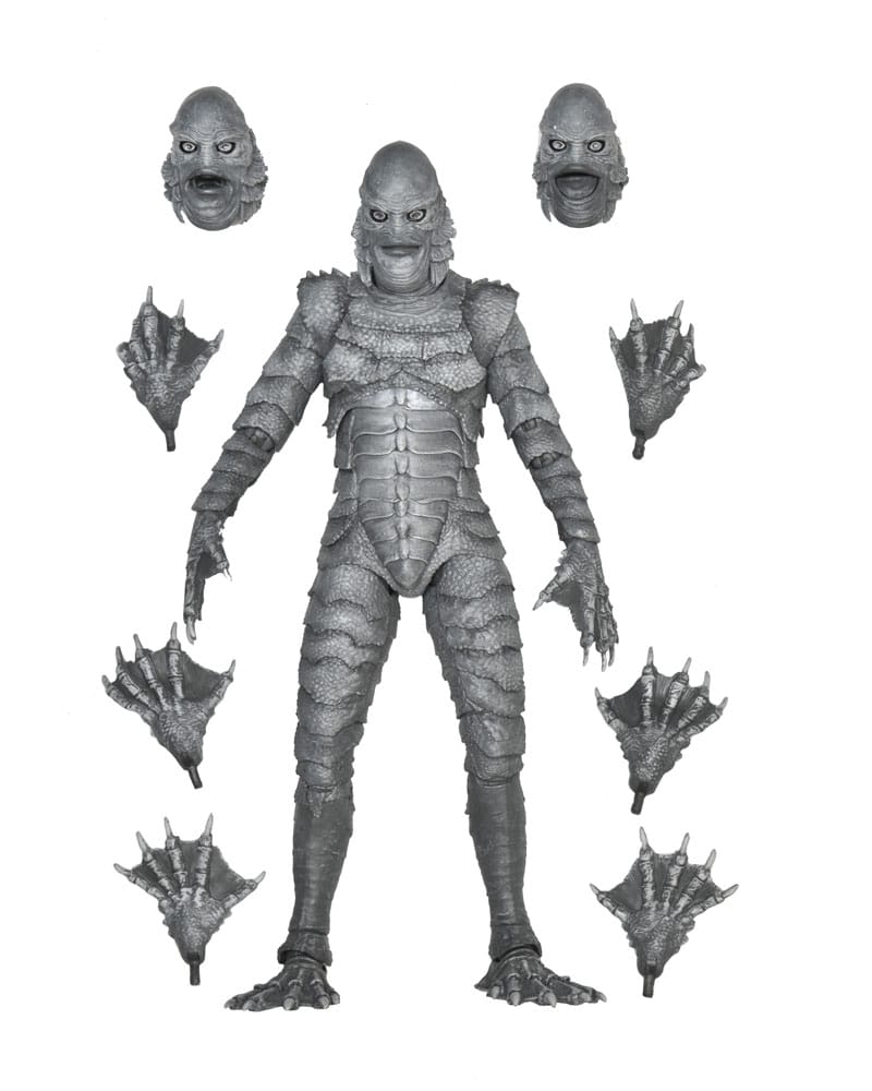 Neca Universal Monsters Figura Ultimate Creature from the Black Lagoon (B&W) 18 cm