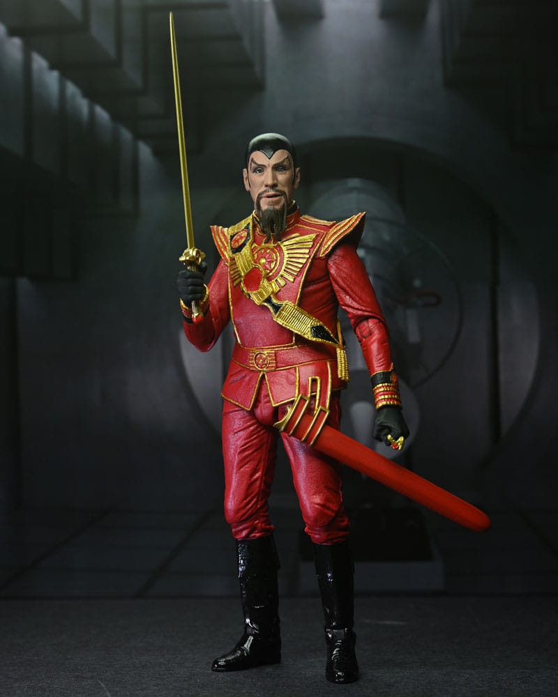 Neca Flash Gordon (1980) Figura Ultimate Ming (Red Military Outfit) 18 cm