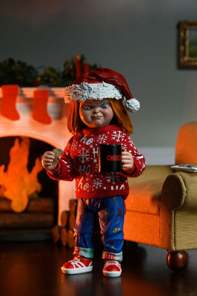 Neca Chucky el muñeco diabólico Figura Ultimate Chucky (Holiday Edition) 18 cm