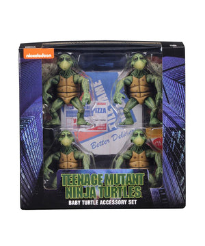 Neca Tortugas Ninja Pack de 4 Figuras 1/4 Baby Turtles 10 cm