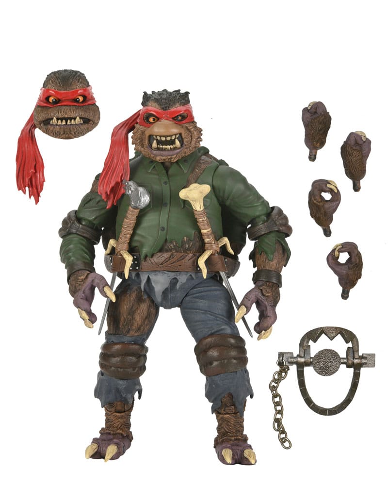 Neca Universal Monsters x Teenage Mutant Ninja Turtles Figura Ultimate Raphael as The Wolfman 18 cm