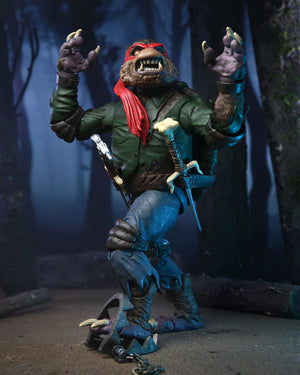 Neca Universal Monsters x Teenage Mutant Ninja Turtles Figura Ultimate Raphael as The Wolfman 18 cm