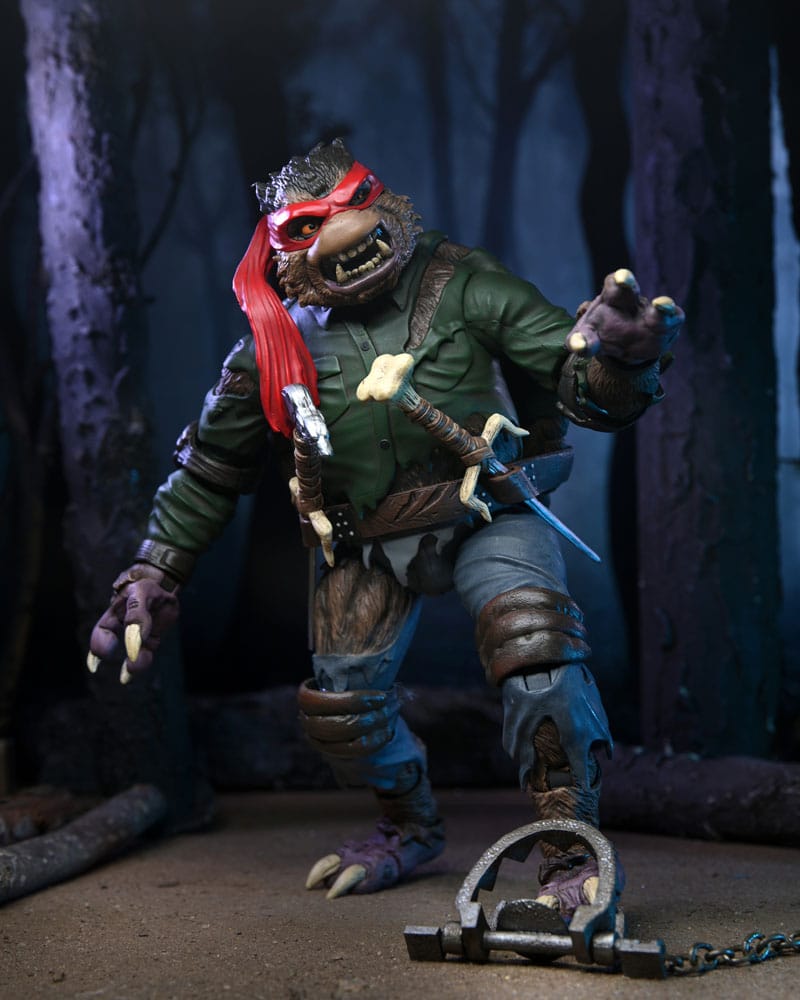 Neca Universal Monsters x Teenage Mutant Ninja Turtles Figura Ultimate Raphael as The Wolfman 18 cm