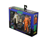 Neca TMNT II: The Secret of the Ooze 2-Pack Figuras Lab Coat Professor Perry and Hazmat Suit Professor Perry 18 cm