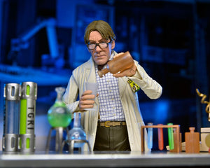 Neca TMNT II: The Secret of the Ooze 2-Pack Figuras Lab Coat Professor Perry and Hazmat Suit Professor Perry 18 cm