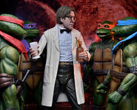 Neca TMNT II: The Secret of the Ooze 2-Pack Figuras Lab Coat Professor Perry and Hazmat Suit Professor Perry 18 cm