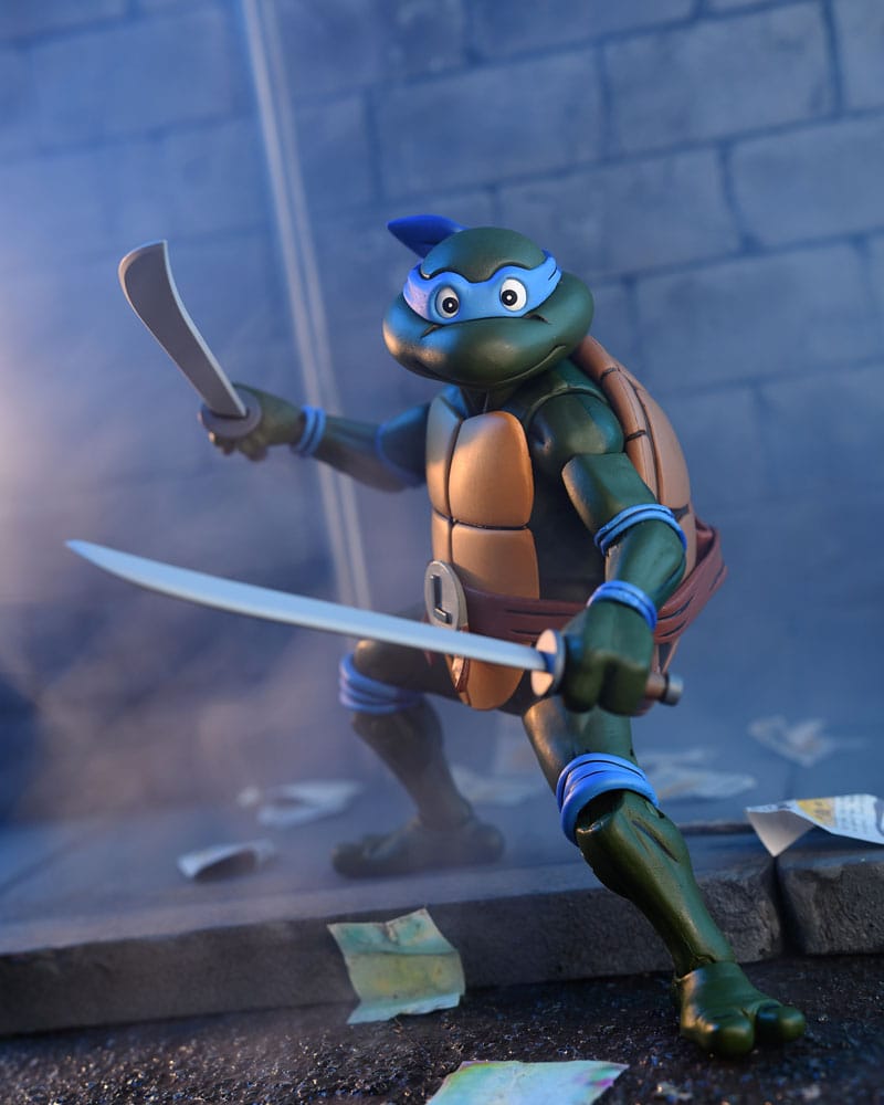 Neca Tortugas Ninja (Cartoon) Figura Ultimate Leonardo VHS 18 cm