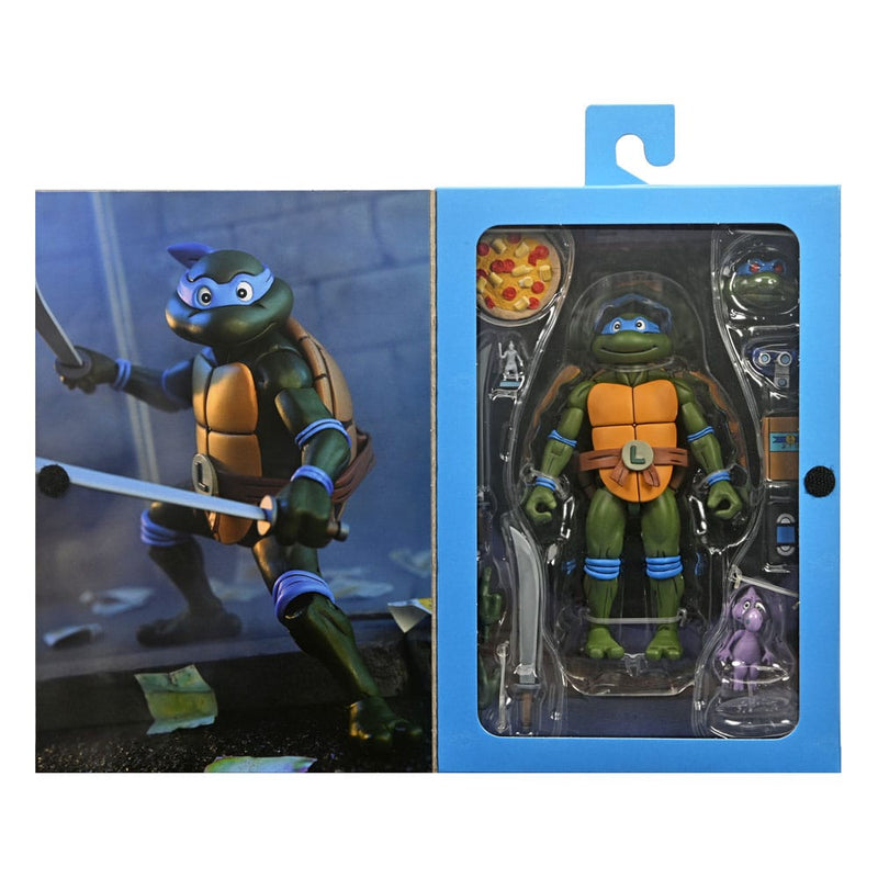 Neca Tortugas Ninja (Cartoon) Figura Ultimate Leonardo VHS 18 cm