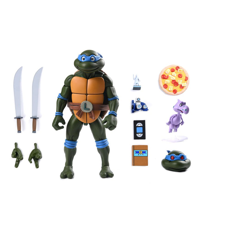 Neca Tortugas Ninja (Cartoon) Figura Ultimate Leonardo VHS 18 cm