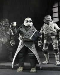 NECA Universal Monsters x Teenage Mutant Ninja Turtles pack de 4 Figuras Turtles Black & White 18 cm