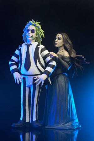 NECA Bitelchús Bitelchús Pack de 2 Figuras Toony Terrors Beetlejuice & Delores 15 cm