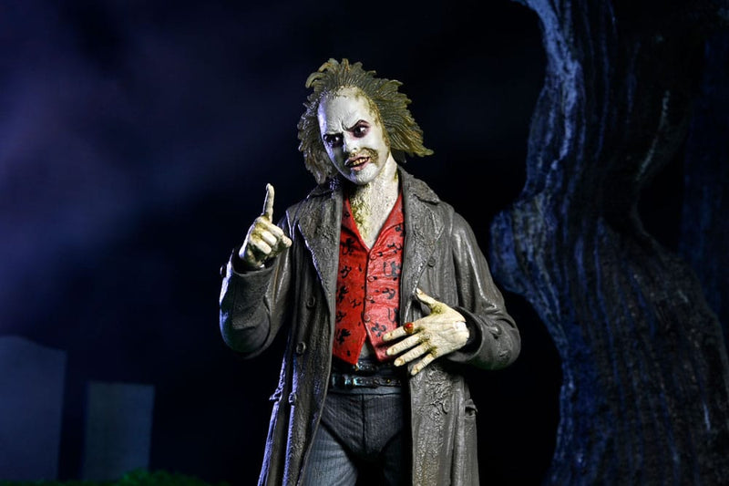 NECA Beetlejuice 1988 Figura Ultimate Beetlejuice: Tour Guide The Bio-Exorcist 18 cm