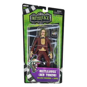 Neca Beetlejuice 1988 Figura Beetlejuice Red Tuxedo 18 cm