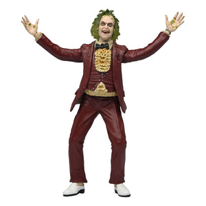 Neca Beetlejuice 1988 Figura Beetlejuice Red Tuxedo 18 cm