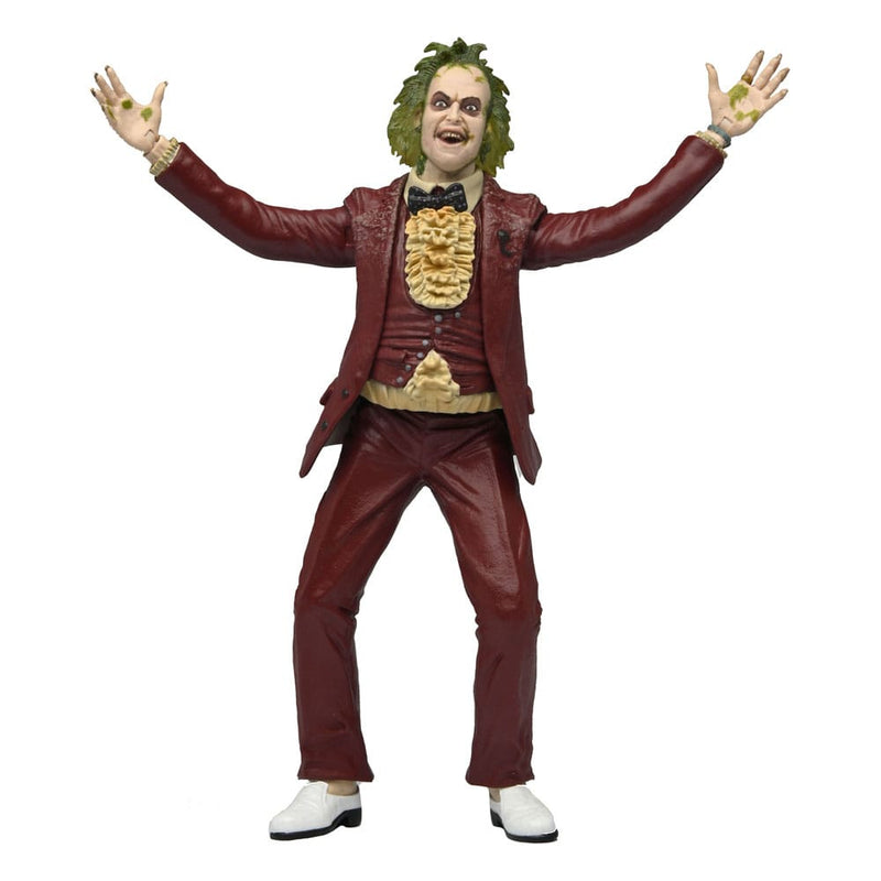 Neca Beetlejuice 1988 Figura Beetlejuice Red Tuxedo 18 cm