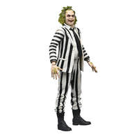 Neca Beetlejuice 1988 Figura Beetlejuice Black and White Striped Suit 18 cm