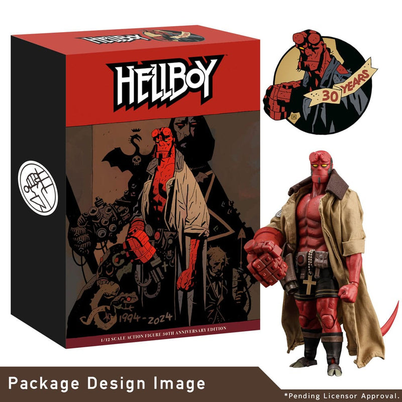 1000 TOYS Hellboy Figura 1/12 Hellboy 30th Anniversary Edition 19 cm