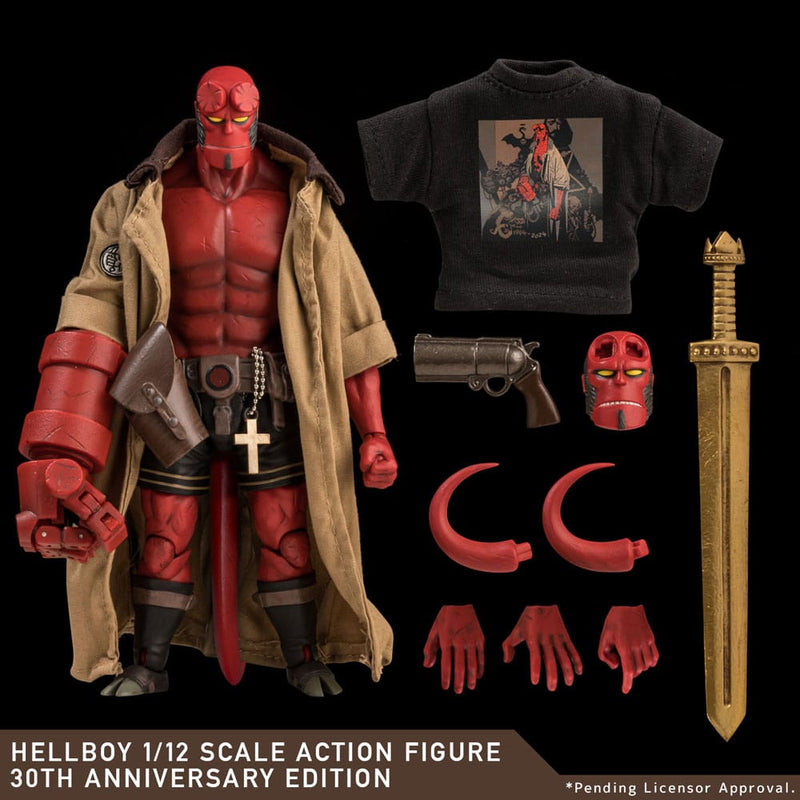 1000 TOYS Hellboy Figura 1/12 Hellboy 30th Anniversary Edition 19 cm