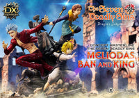 Prime 1 Studio Seven Deadly Sins Concept Masterline Series Estatua Meliodas, Ban and King Deluxe Version 55 cm