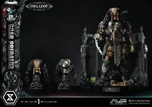 Prime 1 Studio The Alien vs. Predator Estatua Museum Masterline Series 1/3 Scar Predator Deluxe Bonus Version 93 cm