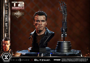Prime 1 Studio Terminator 2 Estatua Museum Masterline Series 1/3 T-800 Final Battle Deluxe Bonus Version 75 cm