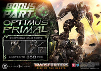 PRIME 1 Transformers: Rise of the Beasts Museum Masterline Estatua Optimus Primal Ultimate Bonus Version 72 cm