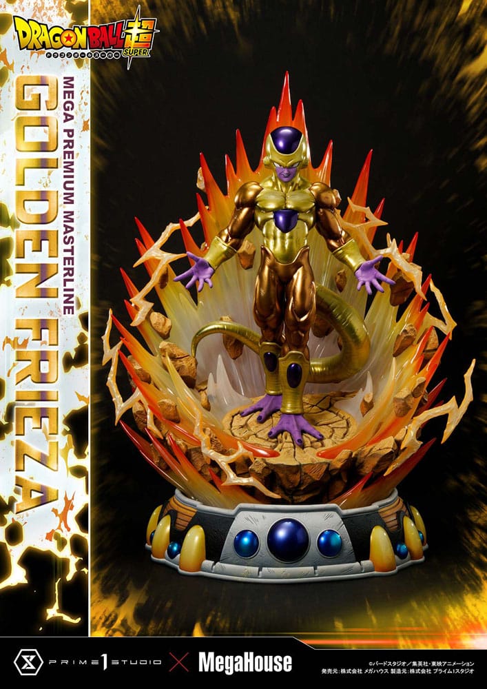 Prime 1 Studio Dragon Ball Super Estatua Mega Premium Masterline 1/4 Golden Frieza 61 cm